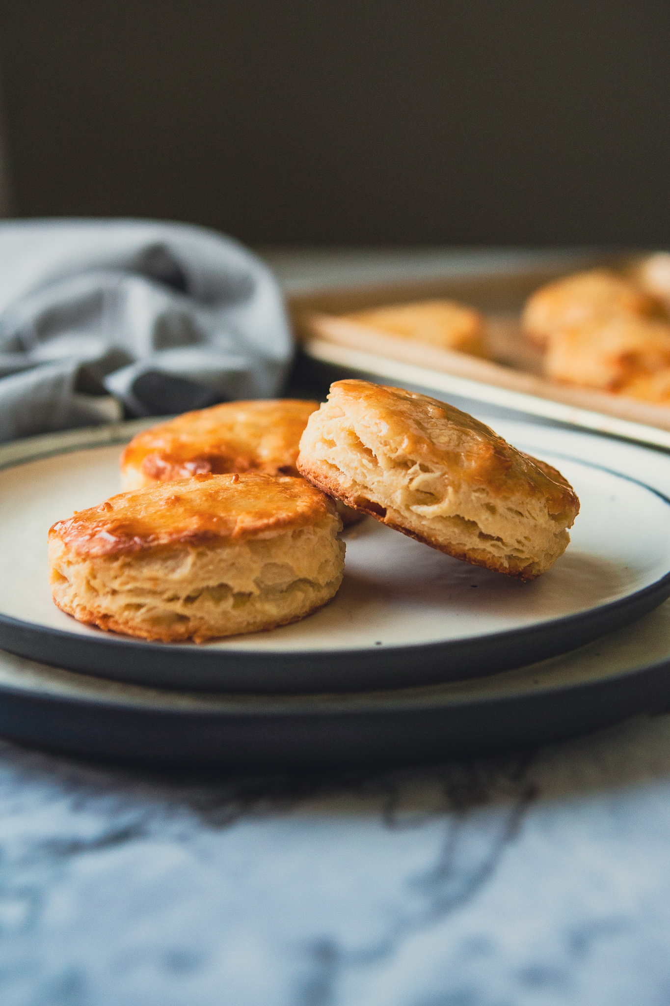 Blueberry Maple Biscuits and Gravy