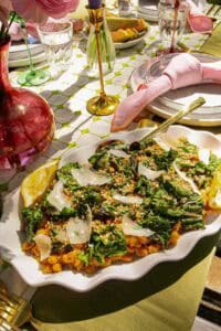 dinner party tablescape